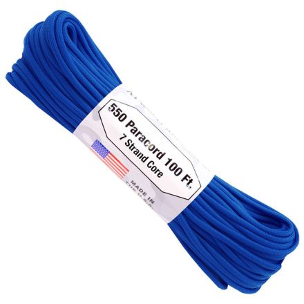 550 Paracord 100ft 7 Strand Core - Ultramarine Blue