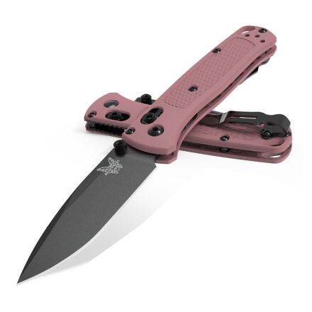 Benchmade Mini Bugout Alpine Glow Grivory Handle w/Cobalt Black Cerakote Blade Finish