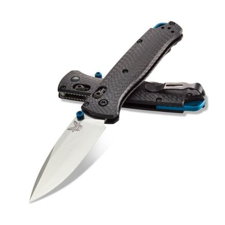 Benchmade Bugout Carbon Fiber Handle w/Plain Satin Blade Finish