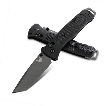 Benchmade Bailout Black Grivory w/Grey Cerakote Blade Finish