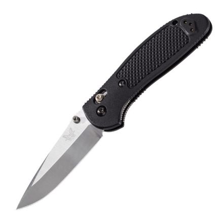 Benchmade Griptilian Black Grivory w/Satin Blade Finish