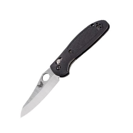 Benchmade Mini Griptilian Black Grivory w/Satin Blade Finish