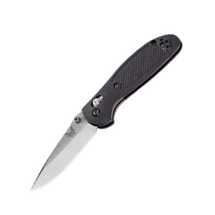 Benchmade Mini Griptilian Black Grivory w/Satin Blade Finish  