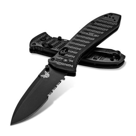 Benchmade Presidio II CF Elite w/Black Cerakote Blade