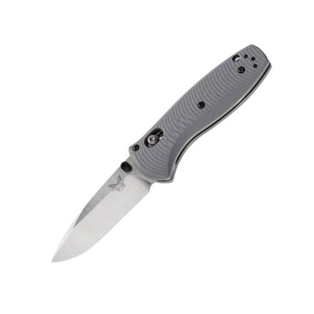 Benchmade Mini Barrage Grey G-10 Handle w/Satin Blade Finish