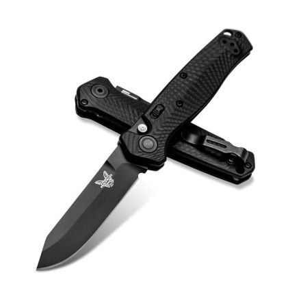 Benchmade Mediator Auto Black G10 Black w/Black DLC Blade Finish