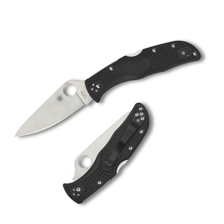 Spyderco Endela Black FRN Handle w/Satin Finish Plain Blade