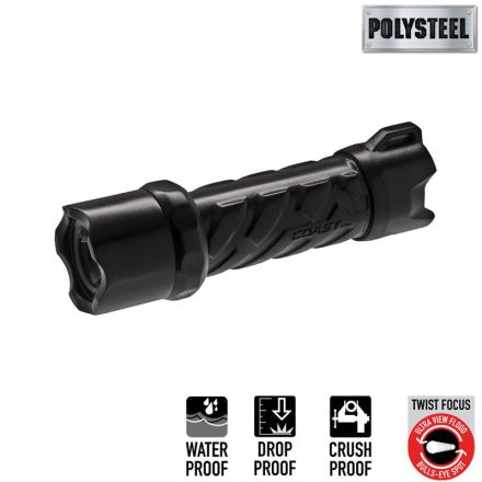 Coast Polysteel 400 Focusing LED Flashlight 375 Lumens - Clam