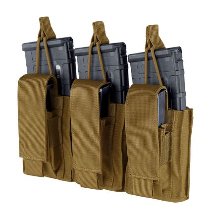 Condor Triple Kangaroo Mag Pouch Pistol/M4 Gen II - Coyote Brown