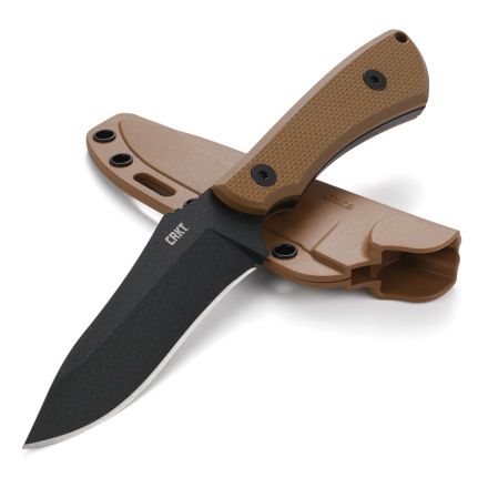 CRKT Ramadi Coyote Brown G10 Handles w/Black Powder Coating