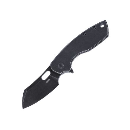 CRKT Pilar Large Folder Stainless Steel Handle w/Black StoneWash Blade Finish