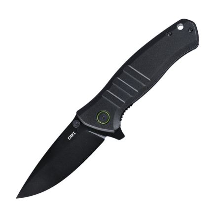 CRKT Dextro Flipper Black Aluminium w/Black D2 Titanium Nitride Blade