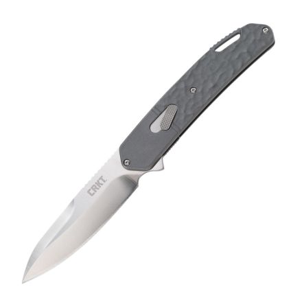 CRKT Bona Fide Grey Aluminium Handle w/Satin Blade Finish