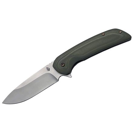 David Botes Flipper Liner Lock w/Olive Drab G10