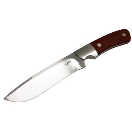 Trevor Burger Kudu Semi Skinner w/Red Ivory Wood Handle