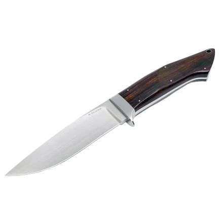 Andries Olivier 'Loveless' Straight Hunter Design w/Arizona Desert Iron Wood Handle