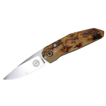 Lourens Prinsloo LL Folder Button Release Lock w/Mammoth Ivory Handle