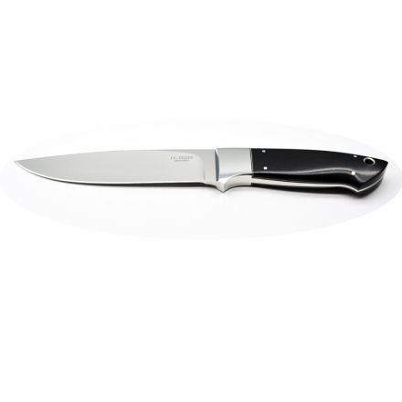 Japie Visser Clip Point Utility w/Ebony Wood Handle