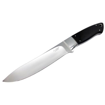 Japie Visser Large Drop Point Hunter w/Ebony Wood