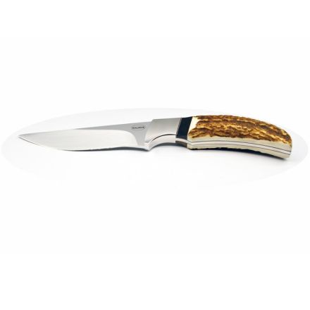 Des Waldeck Medium Utility Stag Horn w/Stainless Steel Bolster