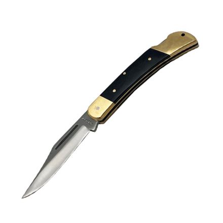 Gortek Stag Large Lock Back Folder w/Black Pakka Wood Handle