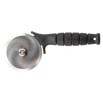 KA-BAR 'Za Saw Pizza Cutter Stainless Steel Wheel w/ Black Creamid Handle