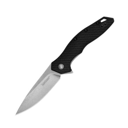 Kershaw Shoreline Spring Assisted Opening Black GFN w/StoneWash Blade Finish