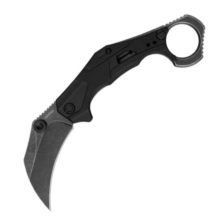 Kershaw Outlier Karambit Black GRN w/Black-Oxide BlackWash Blade Coating