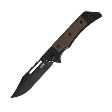 Zero Tolerance Tim Galyean Brown G-10/Ti Handle w/Black DLC Blade Coating       