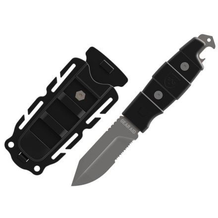 Buri Drop Point Utility Knife Black