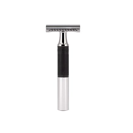 Muhle NEO Safety Razor Closed Comb w/Black & Chrome Handle