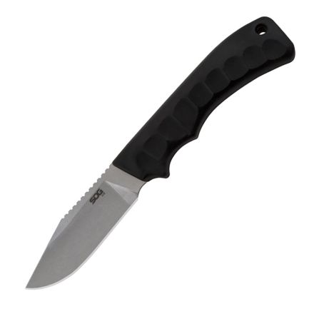 SOG Ace StoneWash Blade Finish w/Black Groove Cut-Out Sheath