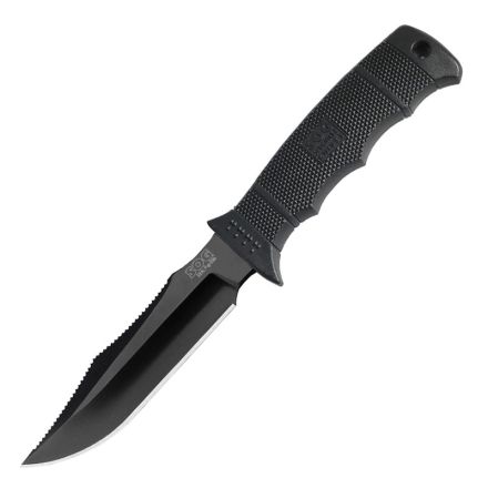 SOG Seal Pup Elite Black TiNi Blade Finish w/MOLLE Nylon Sheath