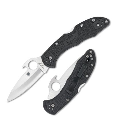 Spyderco Delica 4 Black FRN Handle w/Emerson Opener