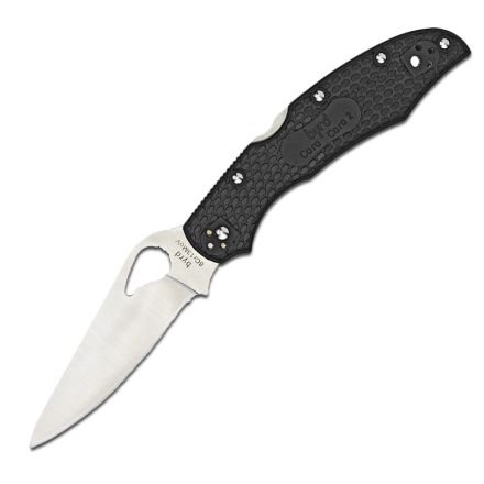 Spyderco Byrd Cara Cara 2 Black FRN Handle w/Satin Flat-Ground Blade