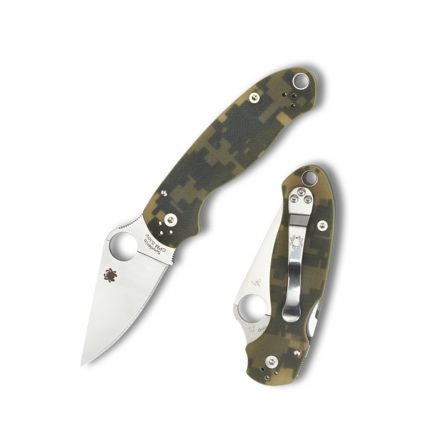 Spyderco Para 3 Digital Camouflage G-10 w/Compression Lock w/Satin Finish