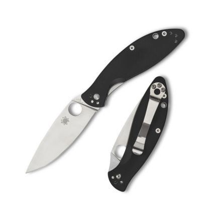 Spyderco Astute Black G-10 w/Satin Finish Blade