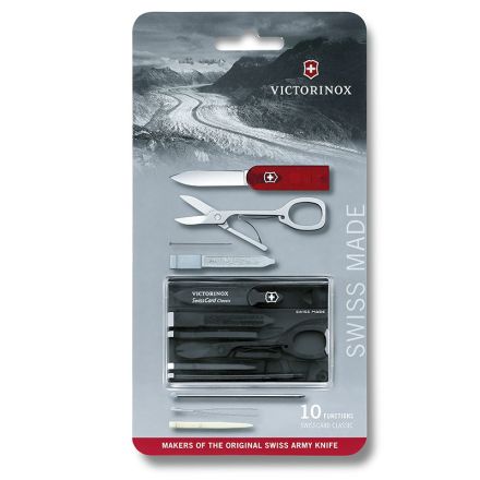 Victorinox Swisscard Transparent Charcoal 82mm - Blister