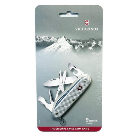 Victorinox Pioneer X w/Scissor Alox Silver 93mm - Blister