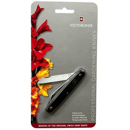 Victorinox Floral Black Knife 100mm - Blister