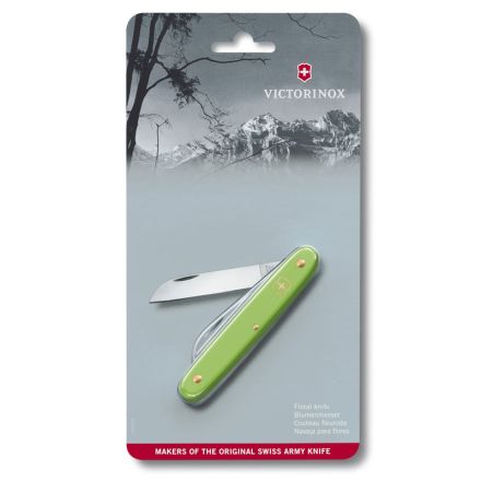 Victorinox Floral Green Knife 100mm - Blister