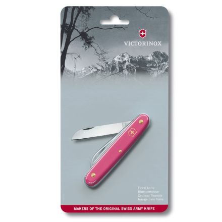 Victorinox Floral Pink Knife 100mm - Blister