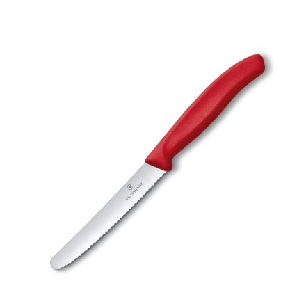 Victorinox Swiss Classic Tomato/Steak Knife Serrated Red - 11cm