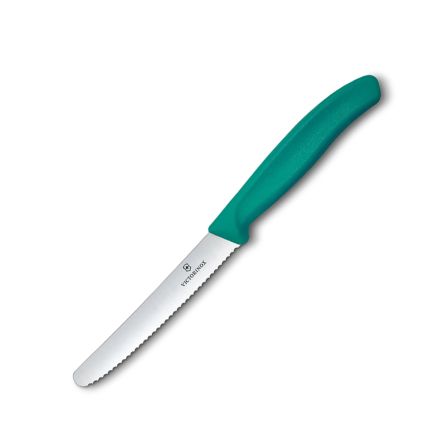 Victorinox Swiss Classic Tomato/Steak Knife Serrated Turquoise - 11cm