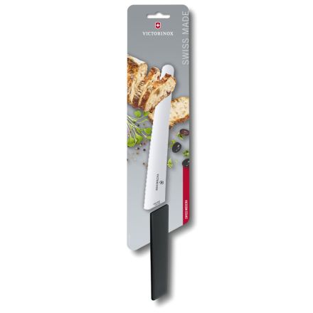 Victorinox Swiss Modern Serrated Bread & Pastry Knife - 22cm Blister