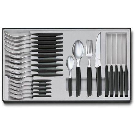 Victorinox Swiss Modern Table Set, 24 Piece w/Steak Knives - Giftbox